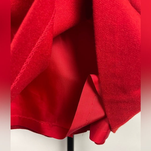 Vintage Alfred‎ Dunner Red 100% Wool Pencil Skirt - Picture 4 of 8